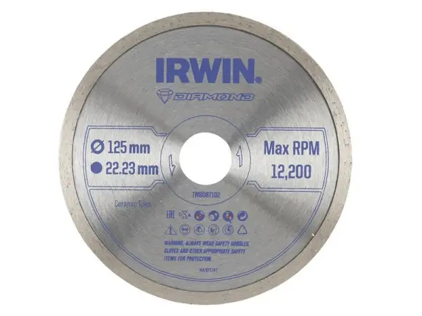 IRWIN® להב יהלום רציף 125 מ״מ לחיתוך אריחים