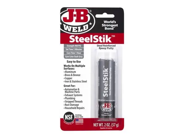 J-B Weld SteelStik™, פוטי אפוקסי מחוזק בפלדה, 57 גרם