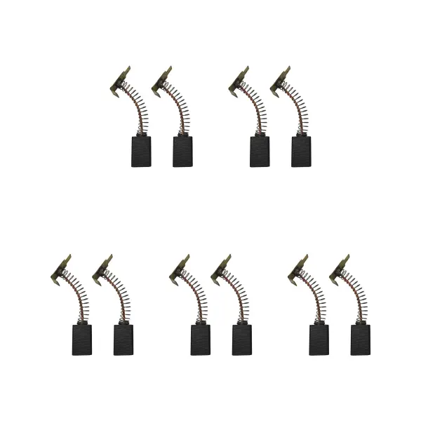 5 Juegos de 2 Escobillas de Carbón para Felissati CT248 Rutter, 7x12x20mm