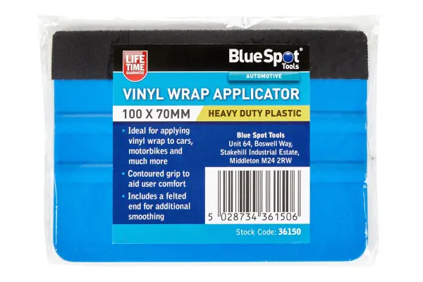 Blue Spot Tools - Vinyl Wrap Applicator, 100mm x 70mm