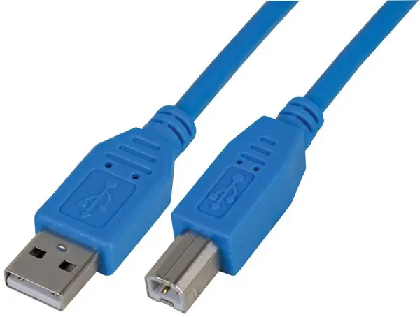 PRO SIGNAL USB 2.0 kabel A Male na B Male, modrý, 1m
