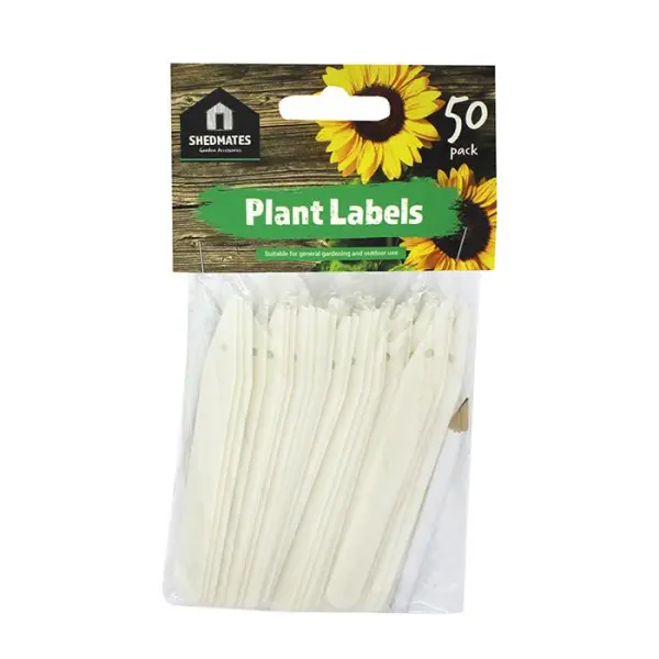 Kingfisher Plant Labels With Pencil, 50-Pack