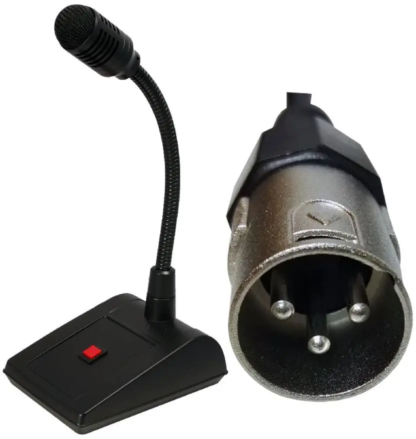 ADS WORLDWIDE XLR 데스크탑 페이징 마이크로폰 (3m 케이블)