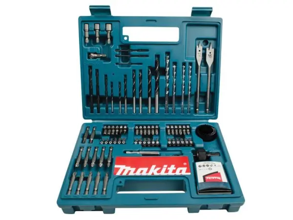 Makita - Set Aksesori Gerudi & Pemutar Skru B-53811, 100 Keping
