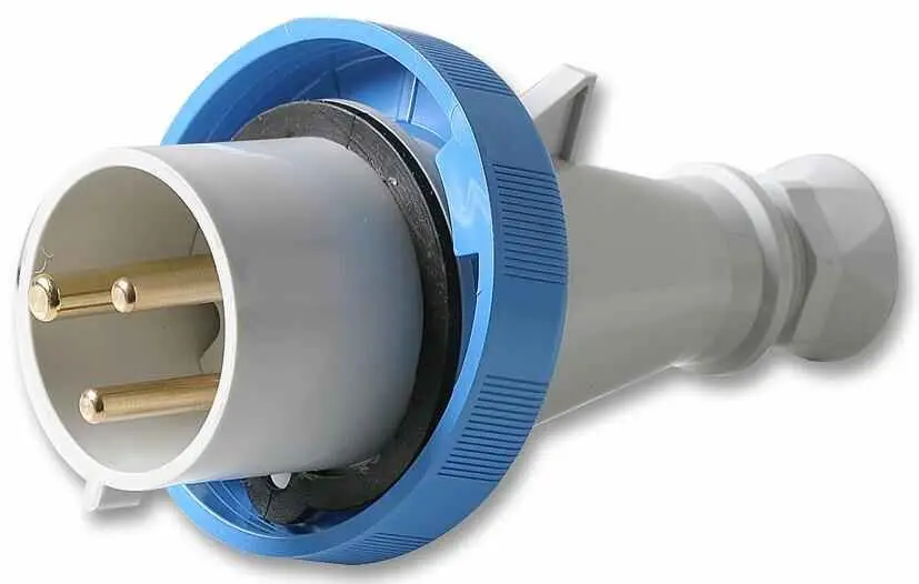 PRO POWER 32A 240V CEE-stekker, 2P+E rood IP67 kabelmontage