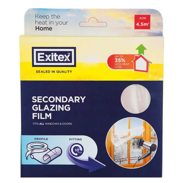 Exitex Clear Glazing Film 4.5m²