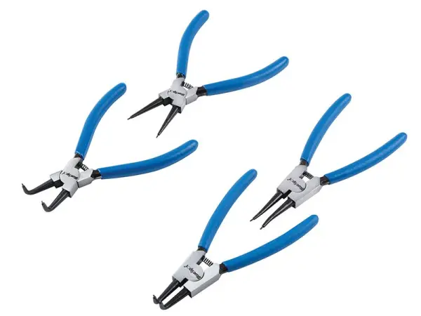 Blue Spot Tools Set Pinze per Anelli Elastici da 4 Pezzi