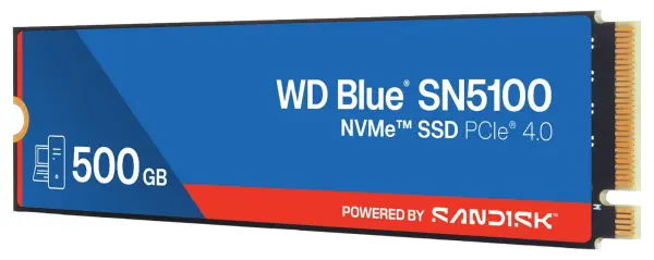 SANDISK WD Blue SN5100 NVMe M.2 2280 SSD, 500GB