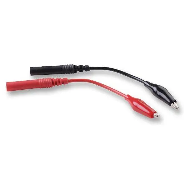Keysight 4mm Banana Plug to Crocodile Clip Test Lead Set (2 Leads)