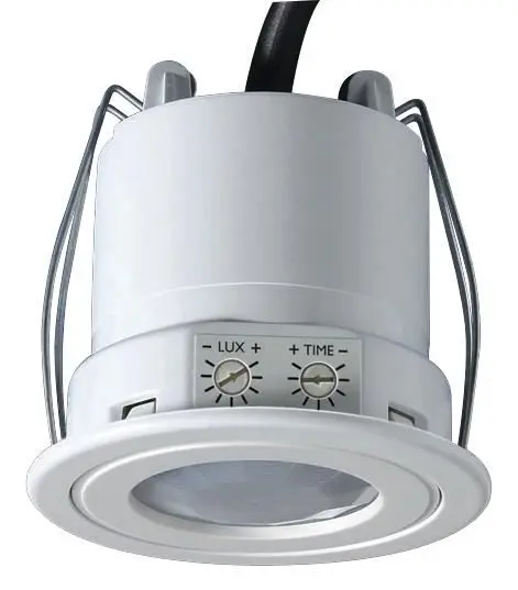 DANLERS Ceiling Flush Mounted PIR Occupancy Switch, 360° Detection