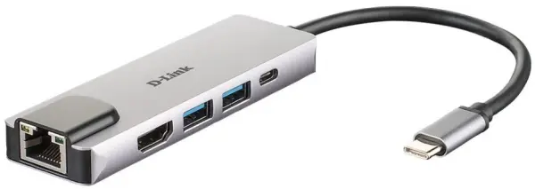 D-LINK USB-C 멀티포트 허브 (HDMI & 기가비트 이더넷)