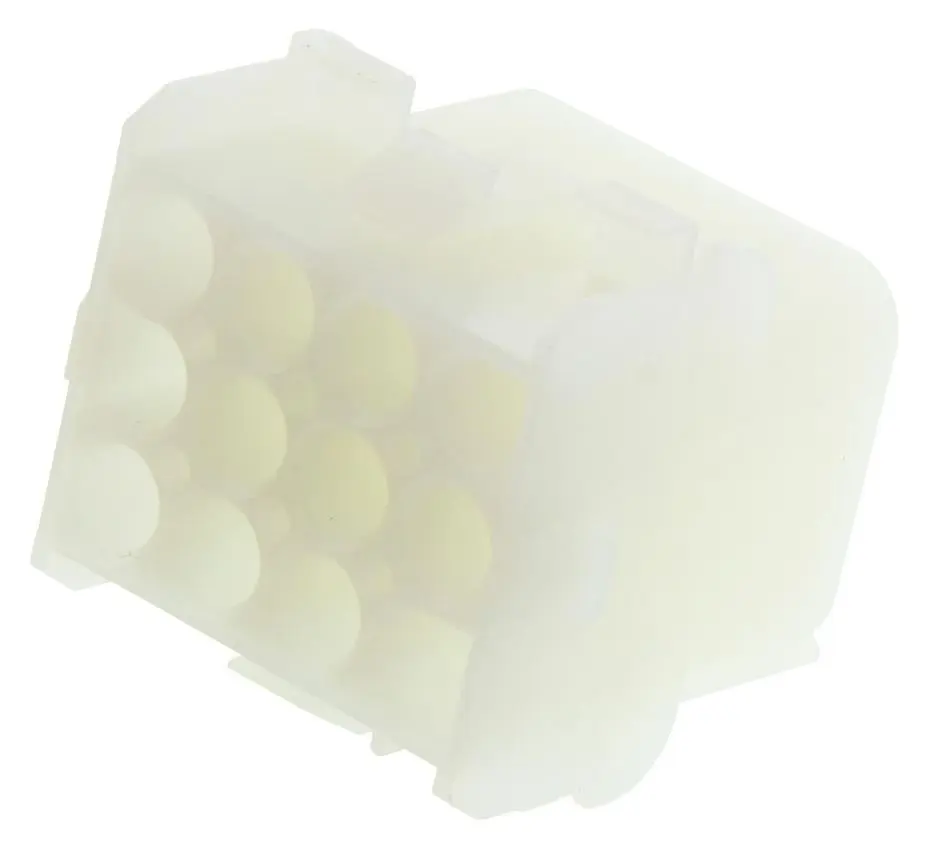 AMP TE Connectivity Alloggiamento Presa a 12 Vie, Nylon GF, Passo 6.35mm