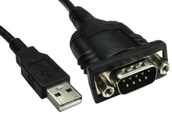 NEWLINK USB to 9ピン RS232 オス シリアル変換ケーブル 0.2m