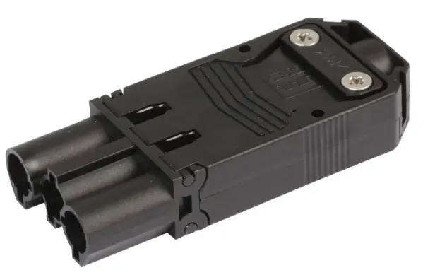 Scolmore FSSR3BKM 3-Pole Pushfit Plug, 250V 20A