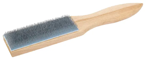 Bahco Steel Wire File Card Brush with Wooden Handle