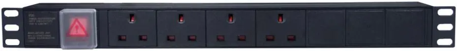 RACKYRAX PDU 4 voies horizontales avec prises UK