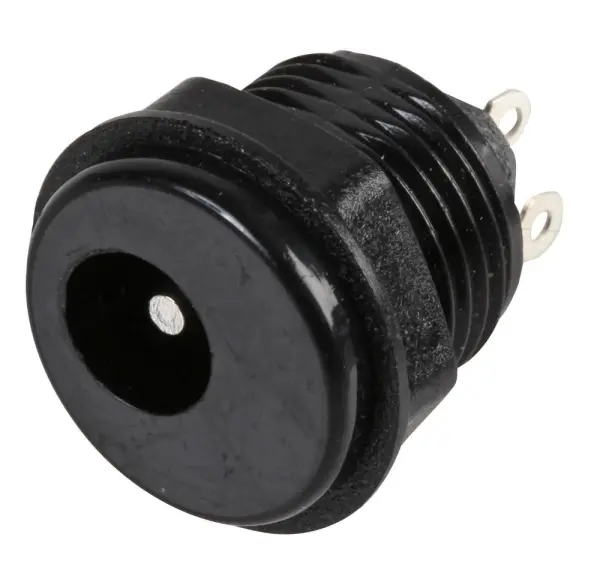 PRO POWER DC Socket 2.5mm, 2 Unidades, 12V 1A, Terminal para Soldar