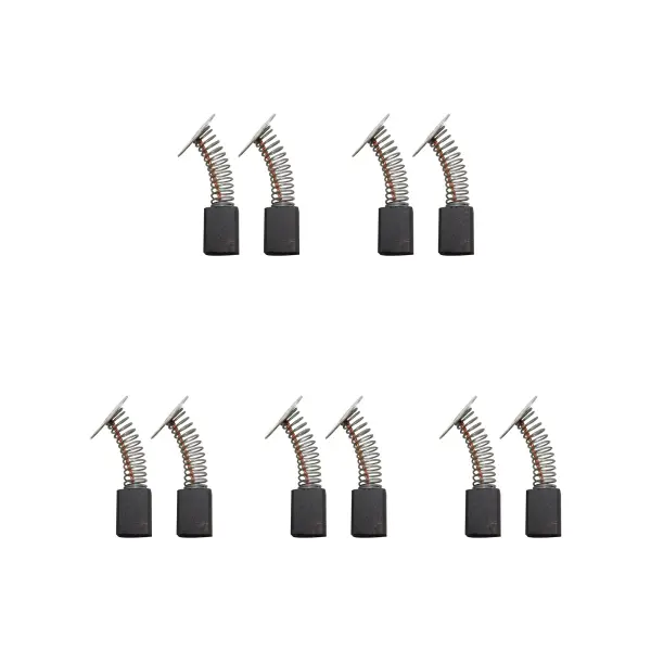 5 Juegos de Escobillas de Carbón DeWalt y Black & Decker (7,1x10,5x17/15mm)