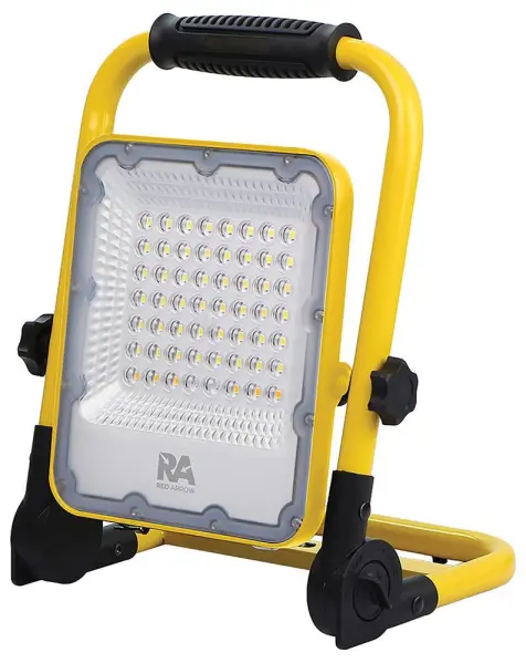 RED ARROW - Rechargeable Floodlight, 6000K, IP65, Yellow - 20W