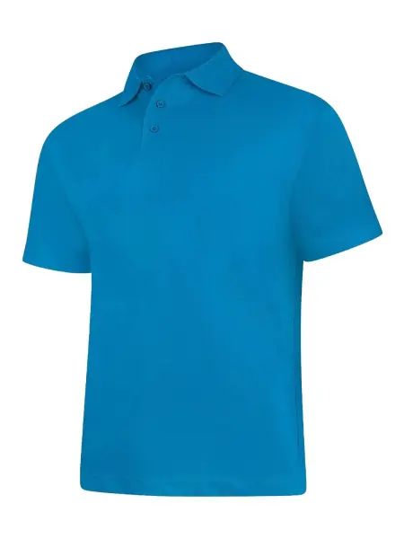 Uneek - Ultra Cotton Poloshirt Uniseks - 100% Ring Spun Combed Cotton - Saphir,
