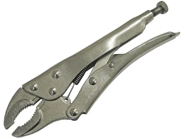Faithfull Curved Jaw Locking Pliers, 225mm (9in), 41mm Capacity