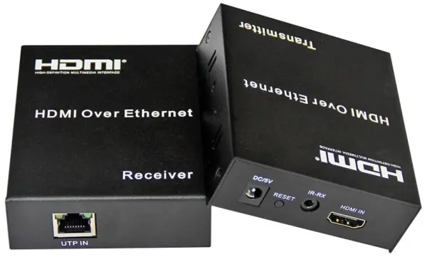 LMS DATA - HDMI 延長器 (經 Cat5e/Cat6 傳輸, 120米, 支援紅外線)