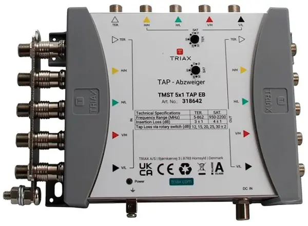 TRIAX TMST 5x1 Torneira Ajustável para Sistemas em Cascata