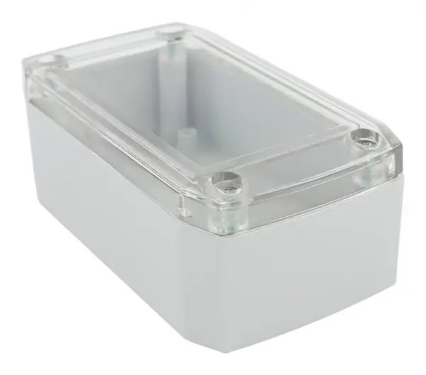 CAMDENBOSS IP54 ABS Enclosure with Transparent Polycarbonate Lid - 90x50x35mm