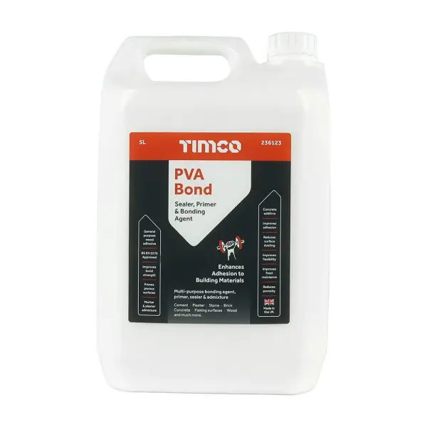 Timco - Colle PVA universelle, primaire et scellement, 5 litres