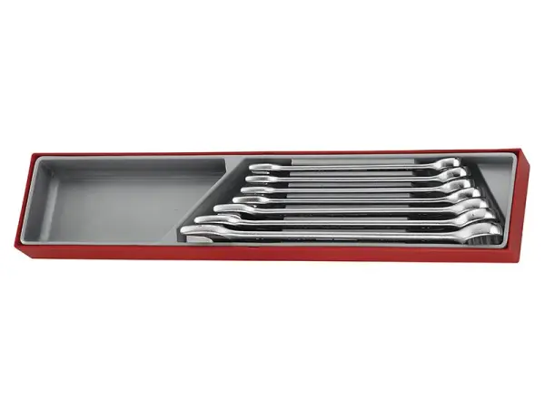 Teng Set di Chiavi Combinata Metrica TTX2032, 7 Pezzi, Acciaio al Cromo Vanadio