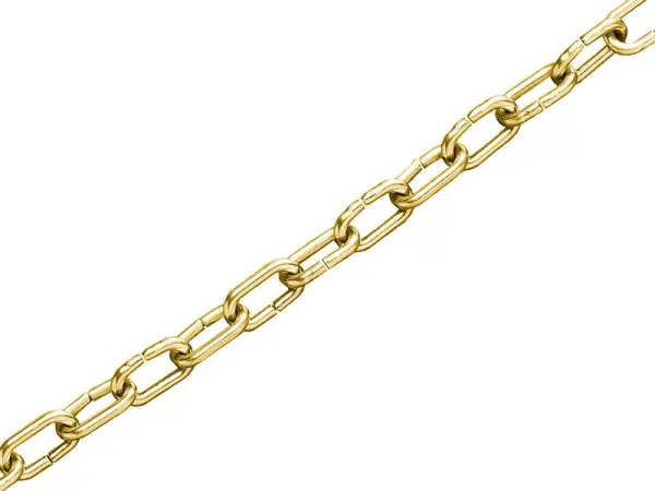 Faithfull 광택 황동 시계 체인, 1.6mm x 10m