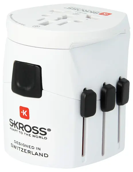 SKROSS PRO Light Travel Adaptor 250V 6.3A White