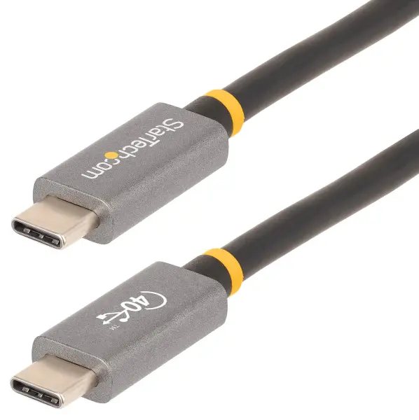 StarTech USB-C to USB-C USB4 Certified Cable 1m