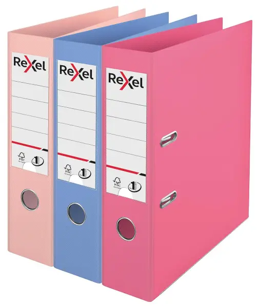 REXEL Choices A4 Lever Arch Files, 500 Sheet Capacity, Pack of 3