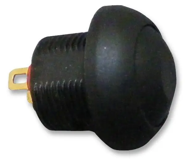 MULTICOMP PRO מתג לחיצה רגעי SPST שחור, 13.6 מ״מ