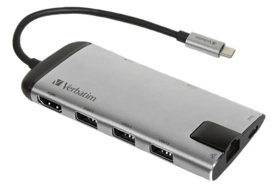 VERBATIM USB-C Πολυθύρα με HDMI & Αναγνώστη Κάρτας SD