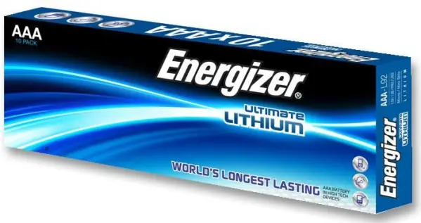 Energizer 얼티밋 리튬 AAA 배터리 10개입