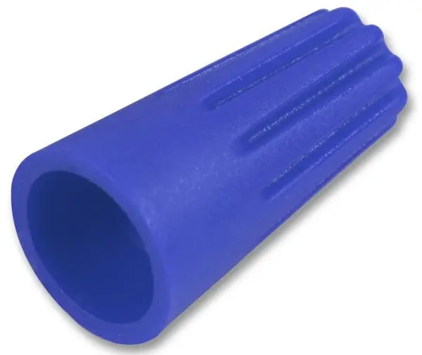 PRO POWER מחברי חוטים מתפתלים, 10 מ״מ, כחול, חבילה של 10