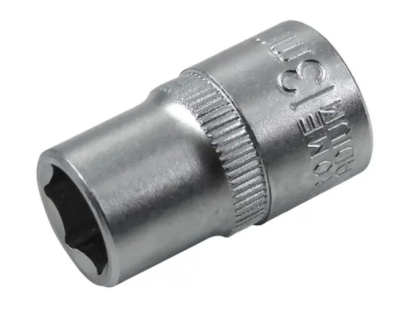Faithfull Hex Sockets, 1/2in Drive - 13mm
