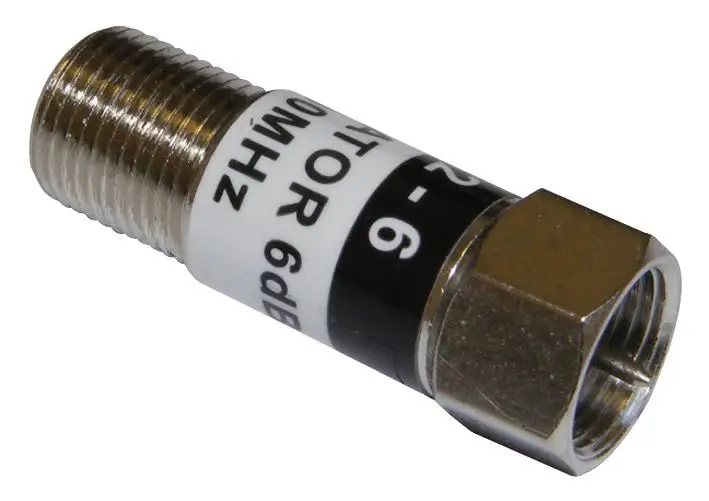 SAC F-Type 6dB 감쇠기, 암-수, 5-2400MHz