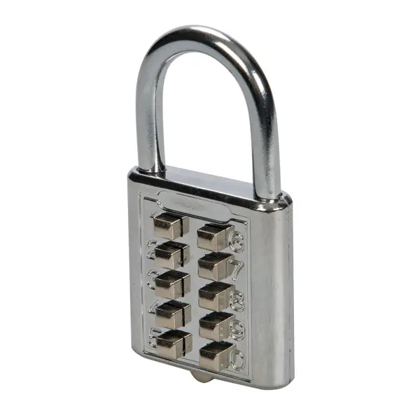 Silverline - Kunci Padlock Kombinasi Digital 10-Digit - 38mm