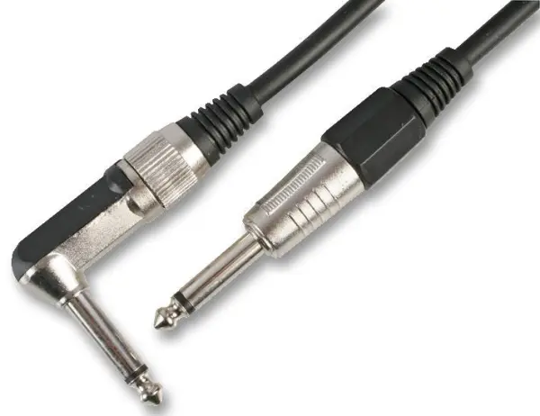 RARAION 3m Mono Guitar Lead with 90° Jack (1/4)