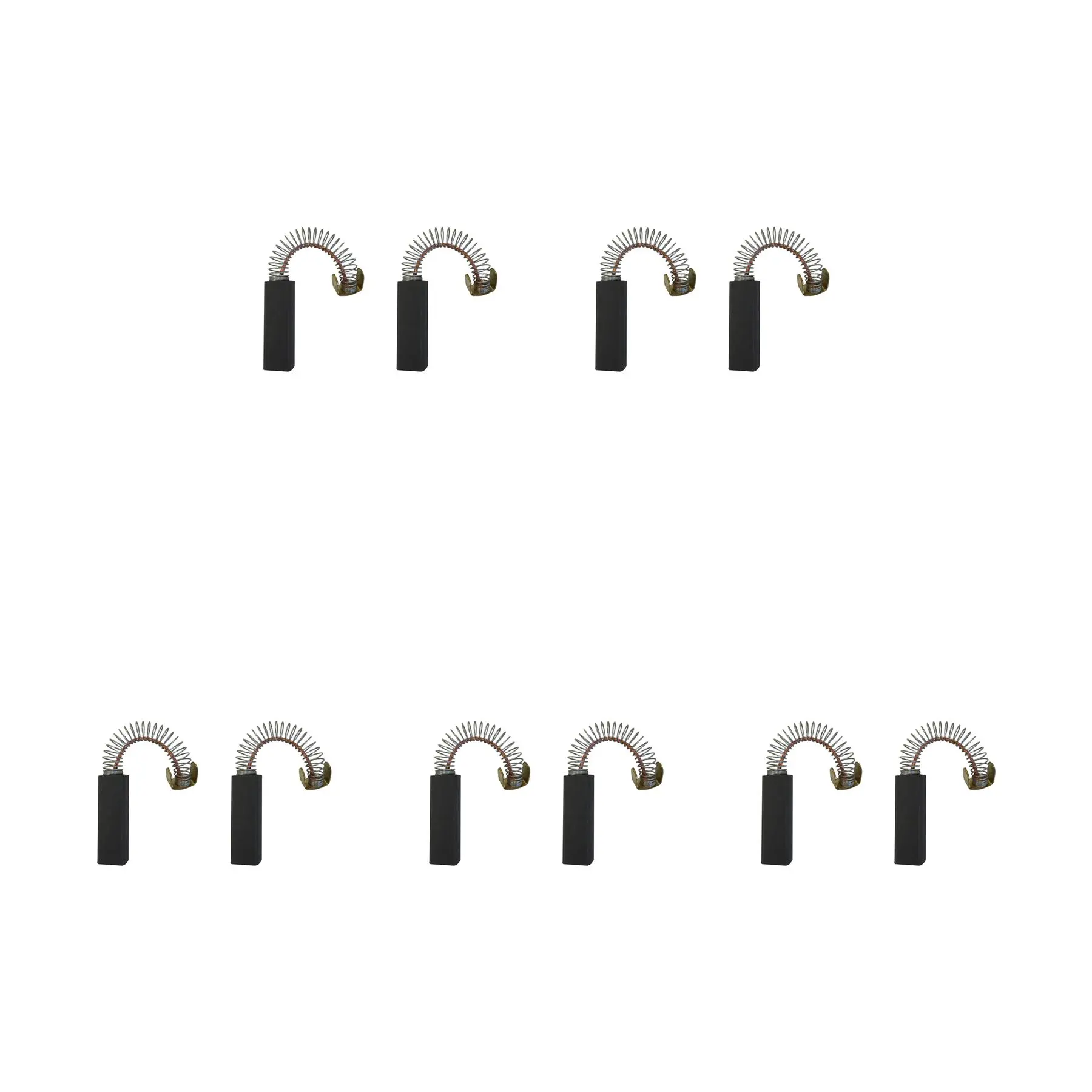 CarbonBr - 5 jeux de balais carbone pour aspirateurs Philips, 6,3 x 9,3 x 30/28