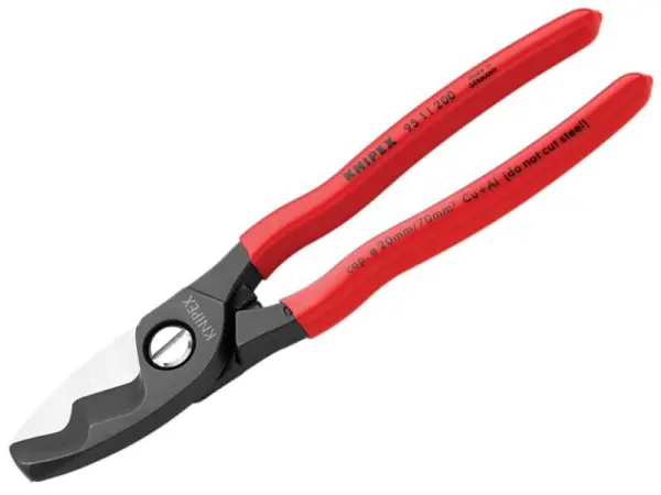 Knipex 95 11 200 Cesoie per Cavi con Doppio Taglio, 200mm