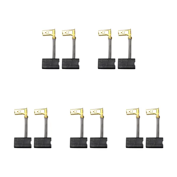 CarbonBr - Jeu de 5 x 2 balais carbone pour marteau perforateur DeWalt (7.1x10.