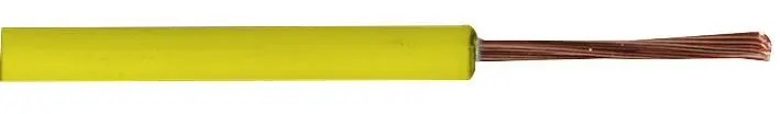 PRO ELEC - Câble de fixation H05Z-K, 0,50 mm², Jaune, 100m