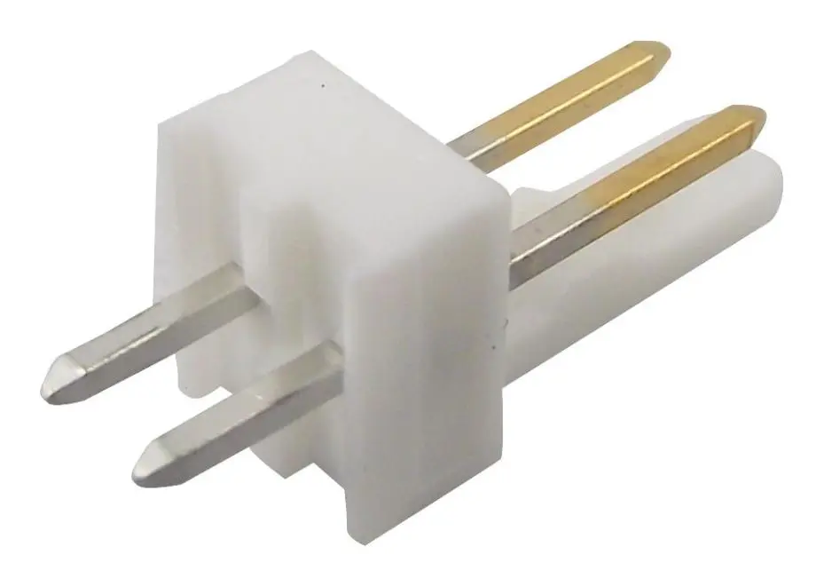 MOLEX Κάθετος Κανάλι, Βήμα 2.54mm, 2-πολικός, Τετραγωνική Ακίδα