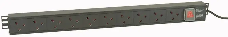 POWERDATA TECHNOLOGIES PDU de 10 salidas con enchufe IEC C14 para racks