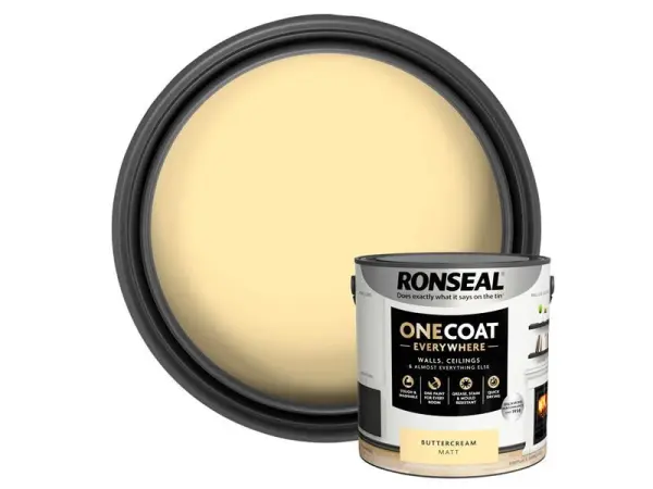 Ronseal Vernice Universale Una Mano 2.5L - Crema