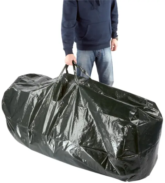 PREMIER Pytel na uskladnění vánočního stromku s uchy, černý